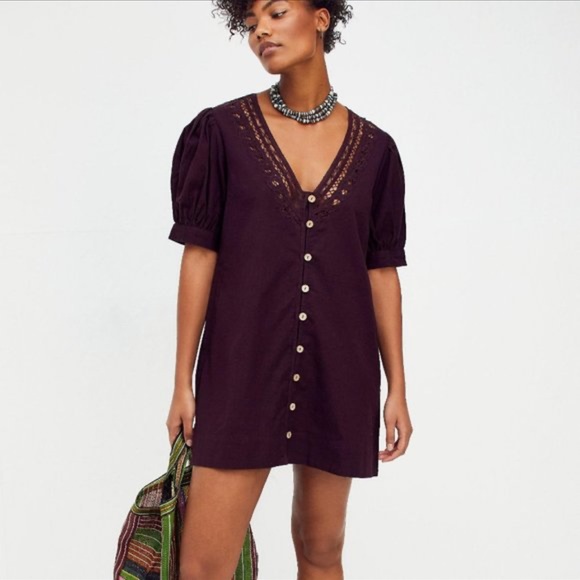 Free People Mini Dress - Picture 1 of 4
